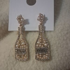 Wine Bottle Earrings